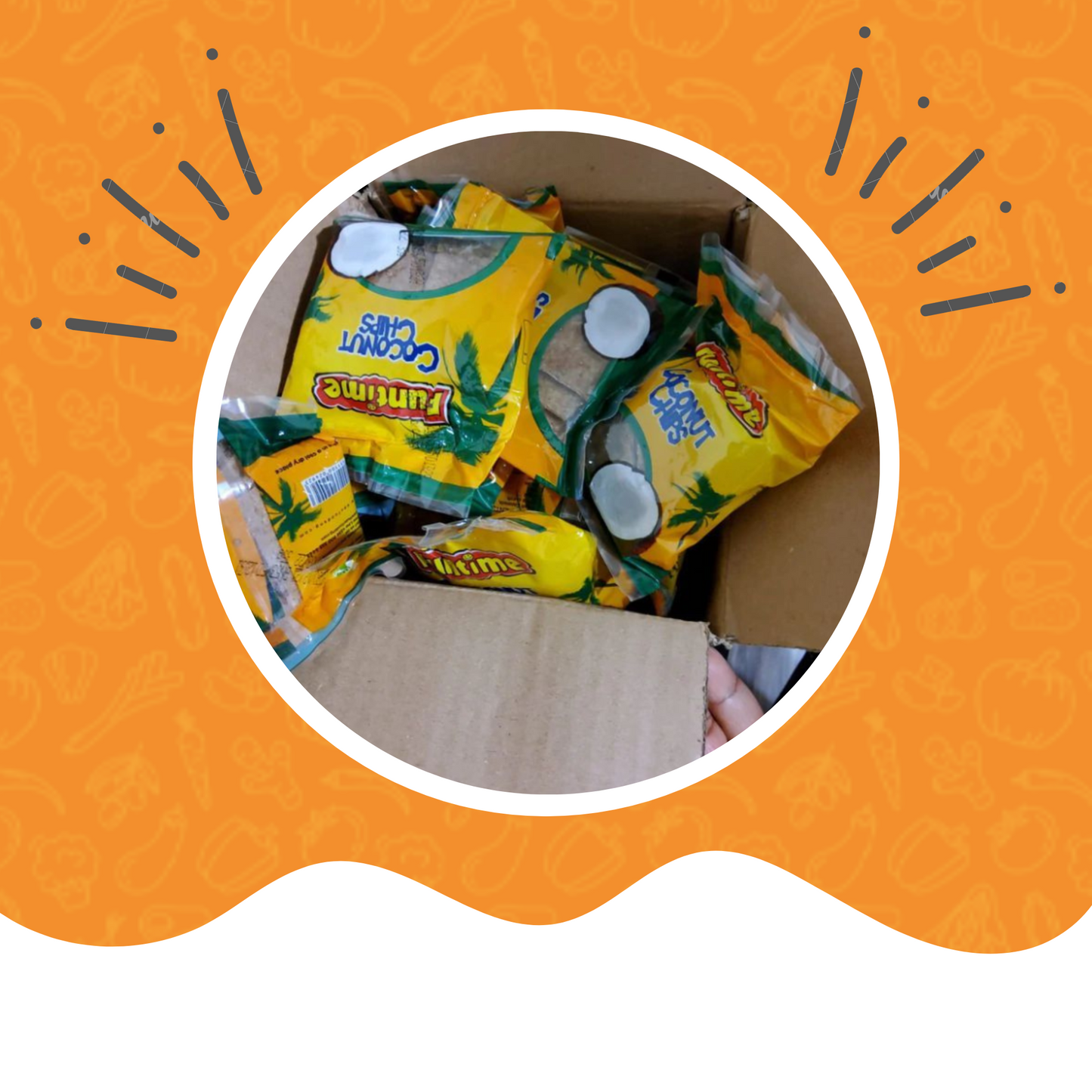 Coconut Chips 3pcs